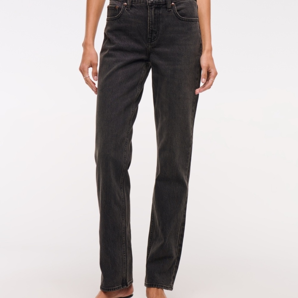 Abercrombie & Fitch 90’s straight mid rise